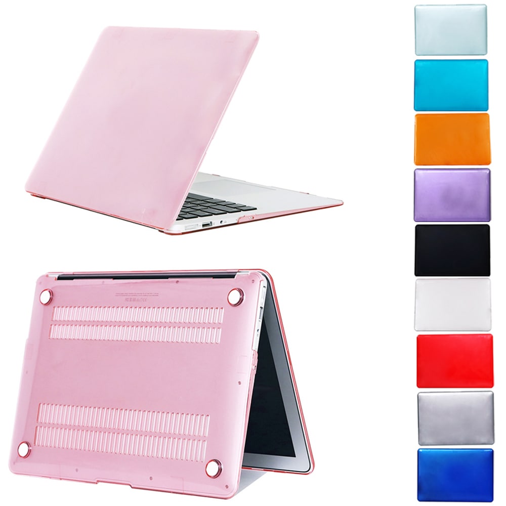 Stylish Crystal 13.3 inch Notebook Case Waterproof for A1706 / A1708- Bean Red