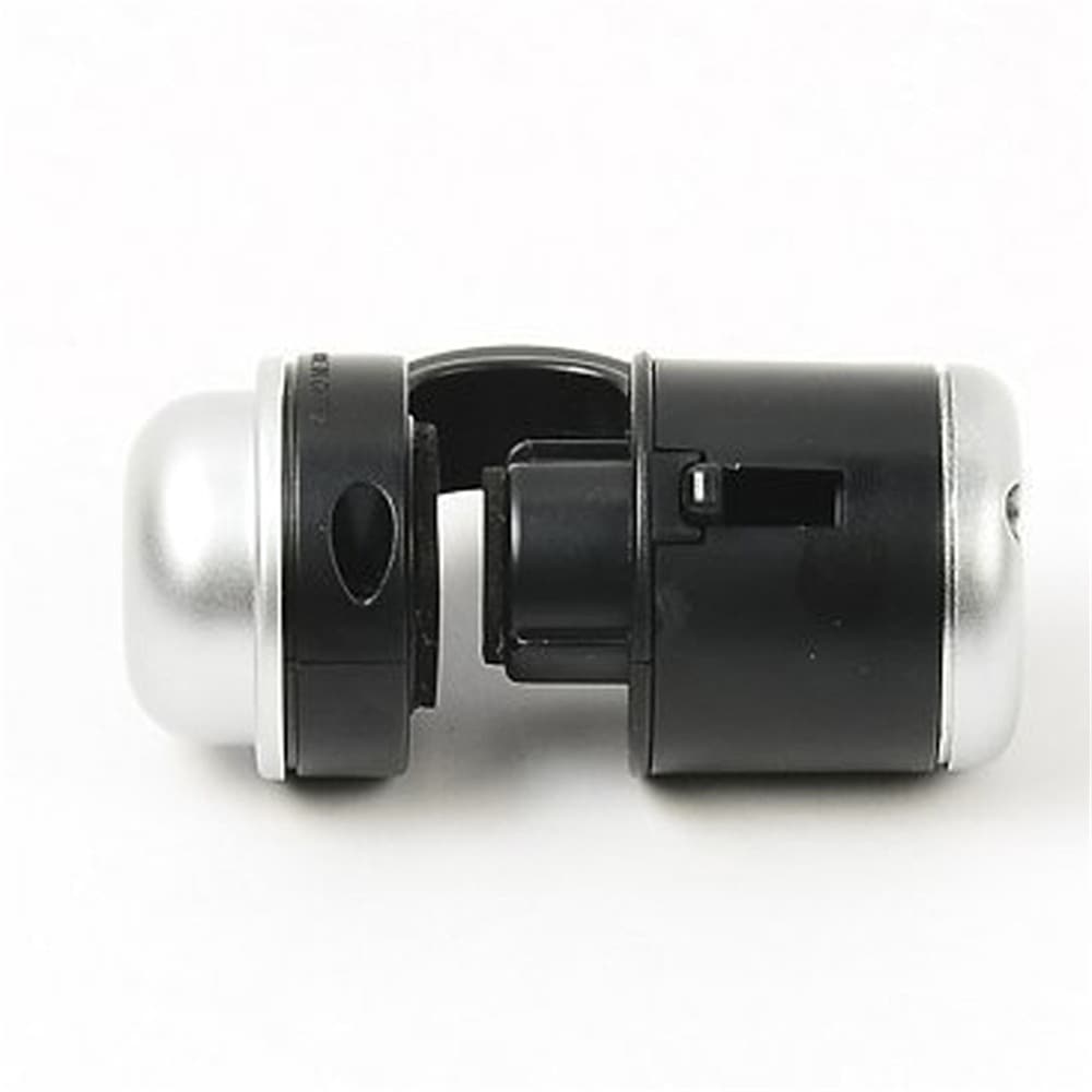 Universal Clip Microscope Micro Lens Mobile Phone 30X Optical Zoom Telescope Camera- Black White