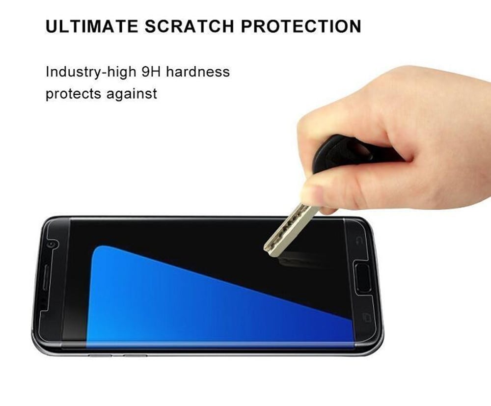 Screen Protector for Samsung Galaxy S7 High Clear Premium HD Tempered Glass- Transparent
