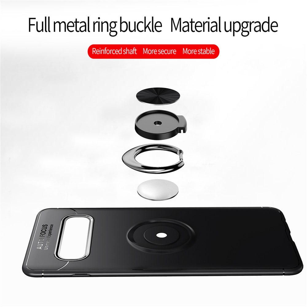 Phone Case Magnetic Bracket Ring Car Holder for Samsung Galaxy S10- Cadetblue