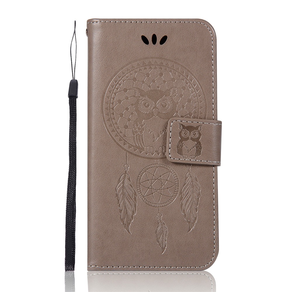 Owl Campanula Fashion Wallet Cover For Samsung Galaxy A5 2016 A510 Phone Bag With Stand PU Extravagant Flip Leather Case- Brown