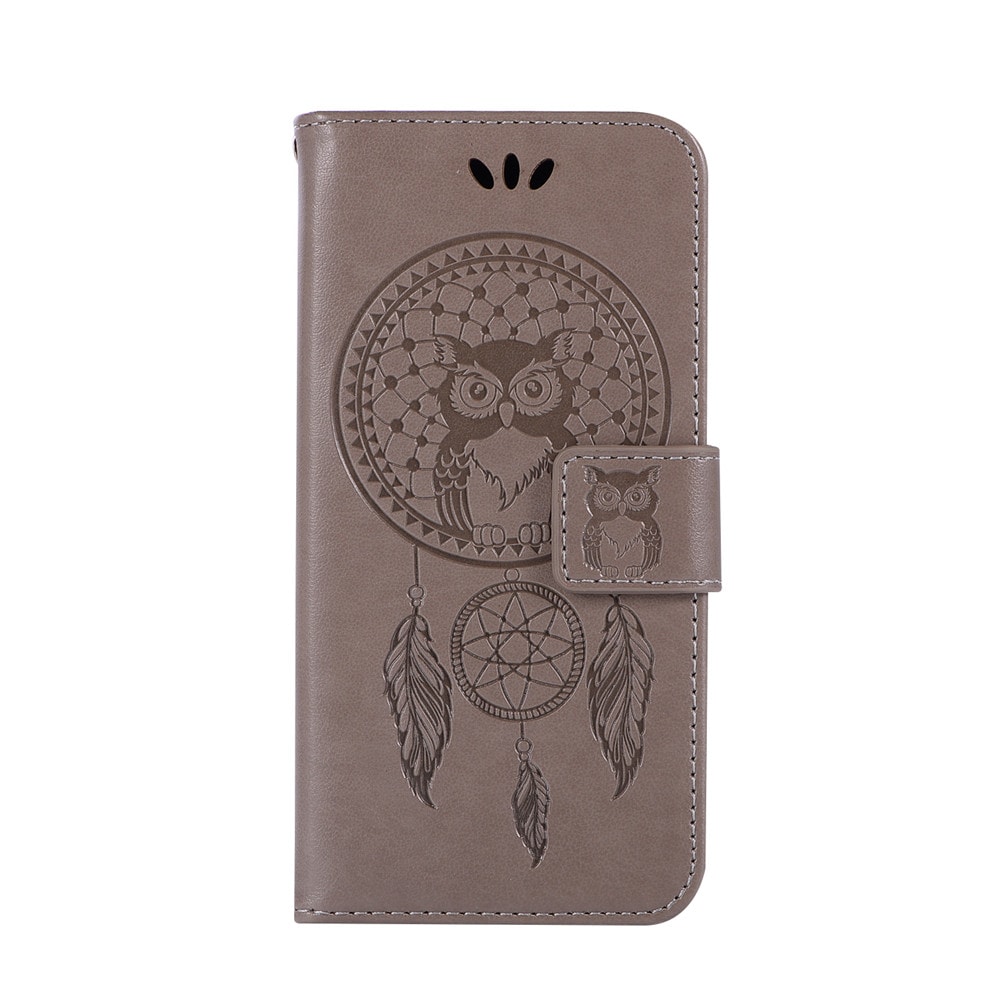Owl Campanula Fashion Wallet Cover For Samsung Galaxy A5 2017 A520 Phone Bag With Stand PU Extravagant Flip Leather Case- Black
