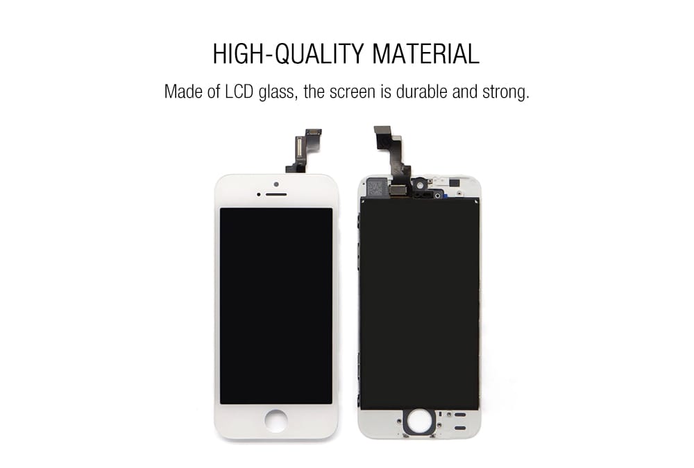 Screen Assembly For iPhone 5S- White Regular