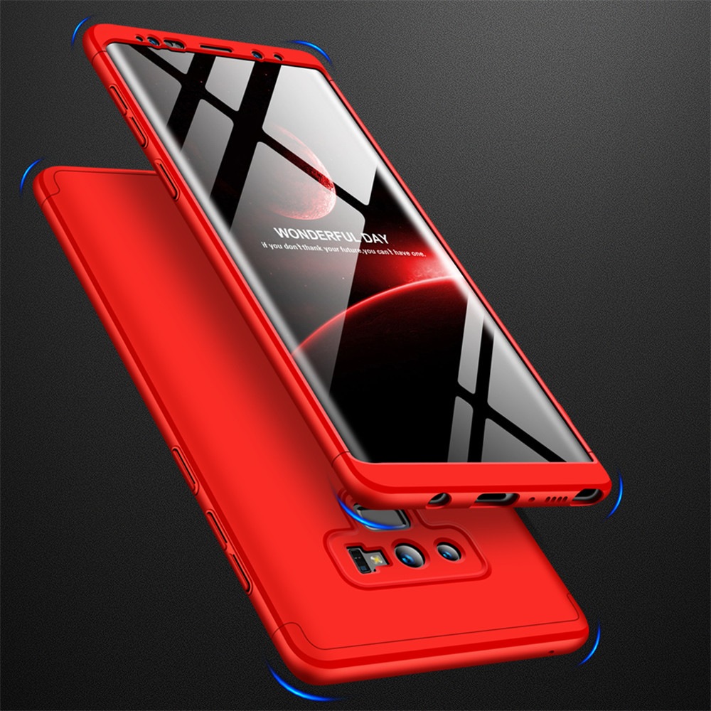 Shockproof Ultra-thin Full Body Cover Solid Hard Case for Samsung Galaxy Note 9- Multi-A