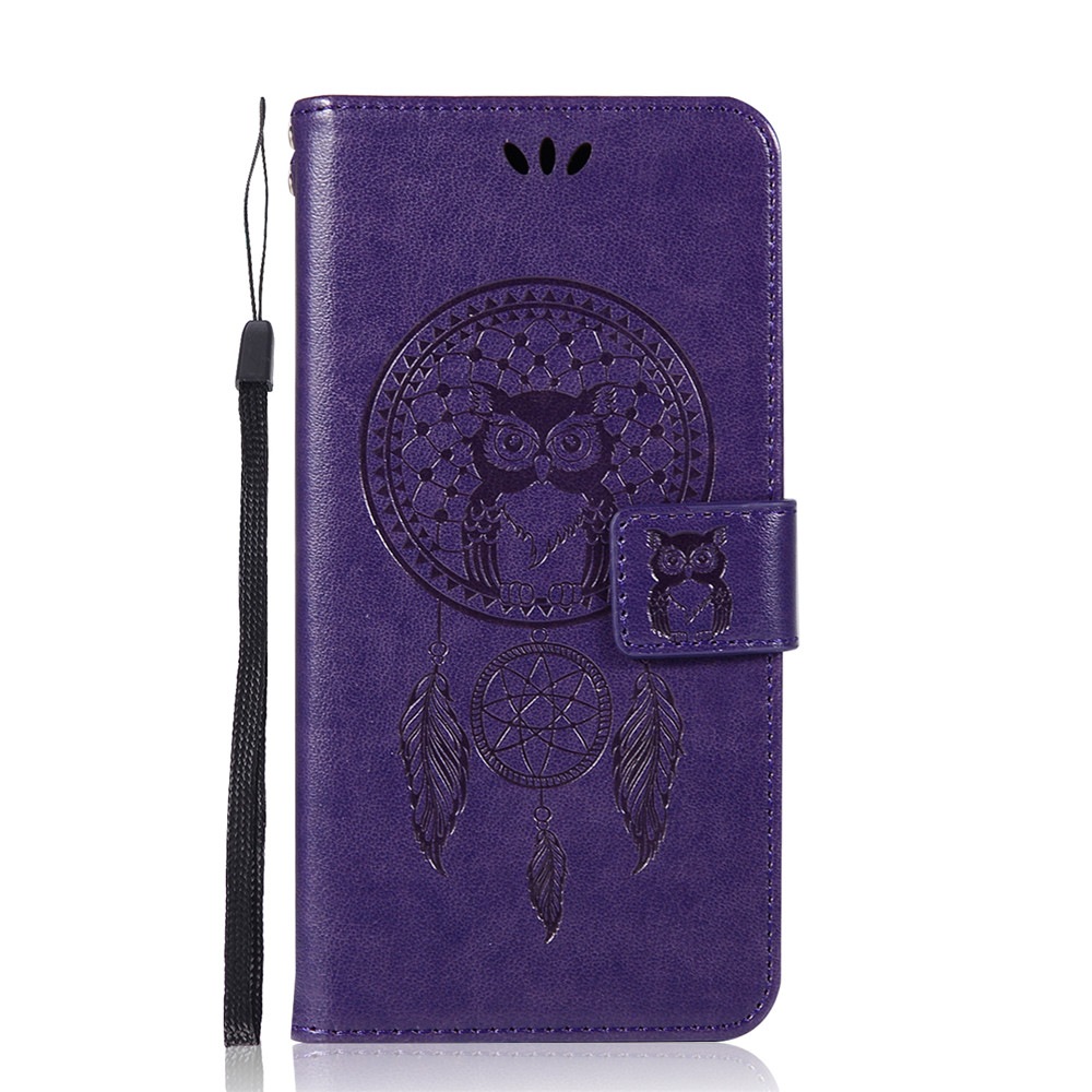 Owl Campanula Fashion Wallet Cover For Samsung Galaxy J7 Prime Case On 7 2016 Phone Bag With Stand PU Flip Leather Case- Brown