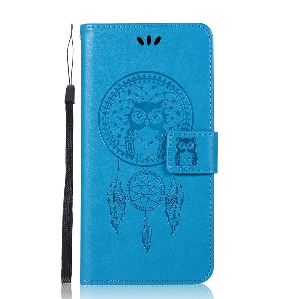 Owl Campanula Fashion Wallet Cover For Samsung Galaxy J7 Prime Case On 7 2016 Phone Bag With Stand PU Flip Leather Case- Brown