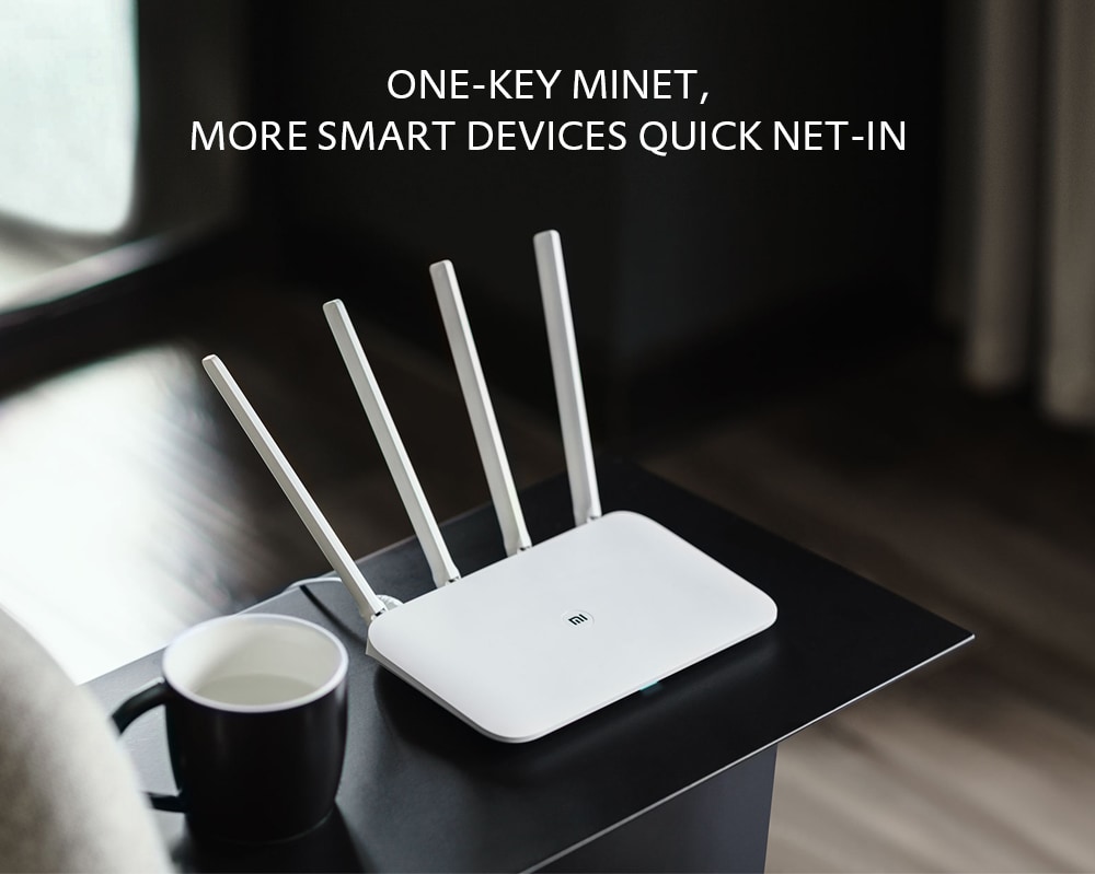 Xiaomi Mi Router 4 Wireless 1167Mbps / Dual Band Wi-Fi / Four Antennas / Dual Core- White