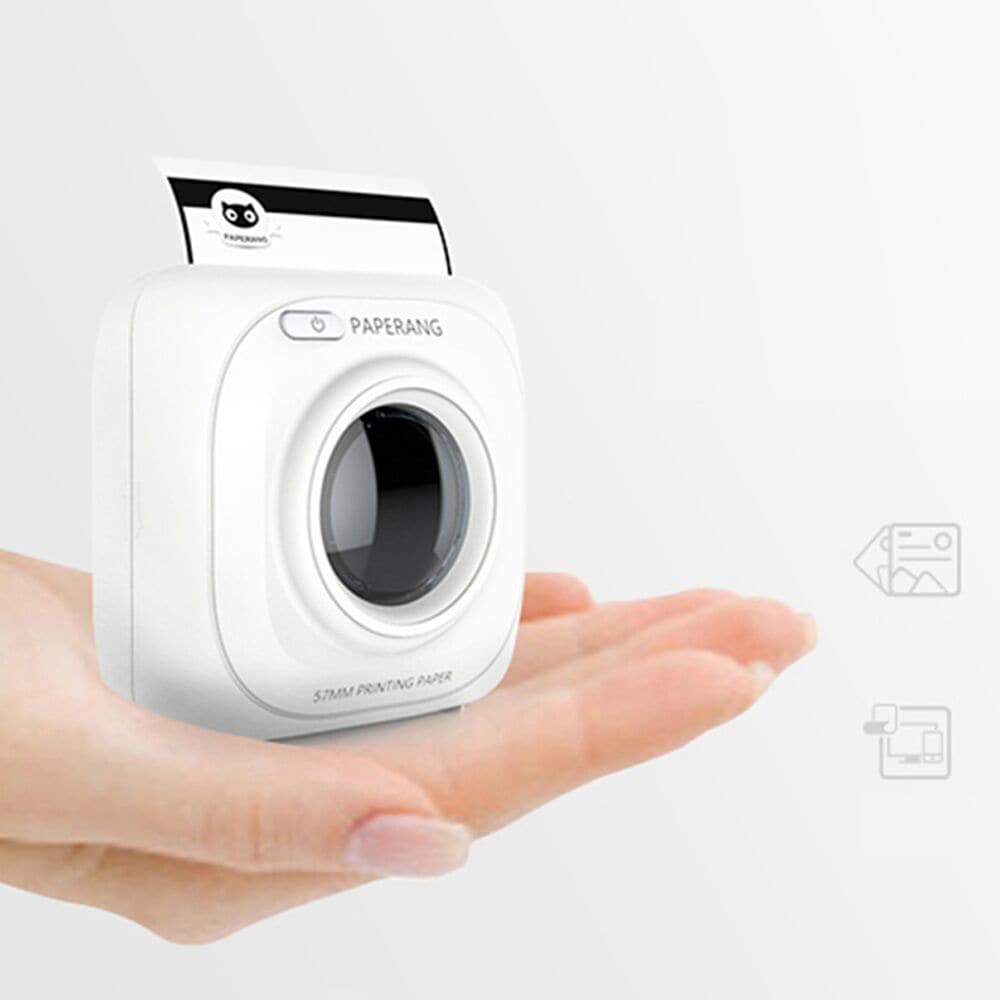 PAPERANG P1 Mini Handheld Bluetooth Photo Printer- White