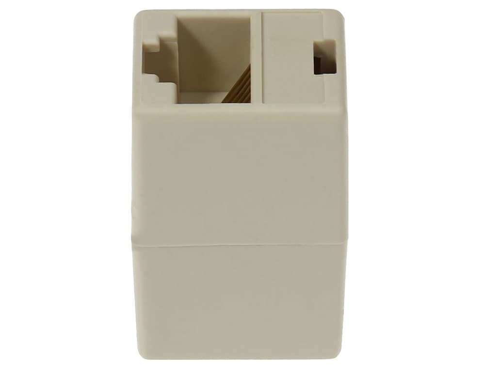10pcs RJ45 Network LAN Cable Extender Connector Adapter- Yellow