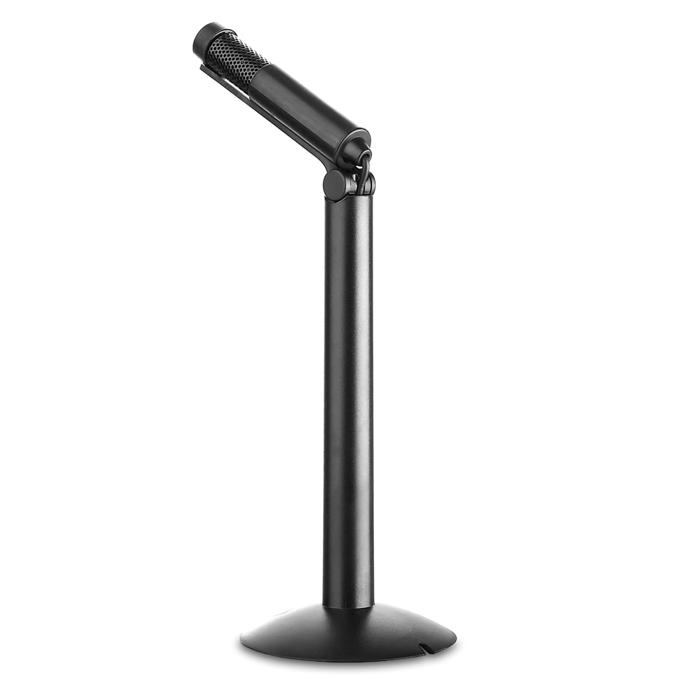 Yanmai Omnidirectional Condenser Sound Desktop Microphone for PC Laptop Skype Recording- Black