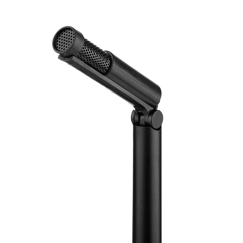 Yanmai Omnidirectional Condenser Sound Desktop Microphone for PC Laptop Skype Recording- Black