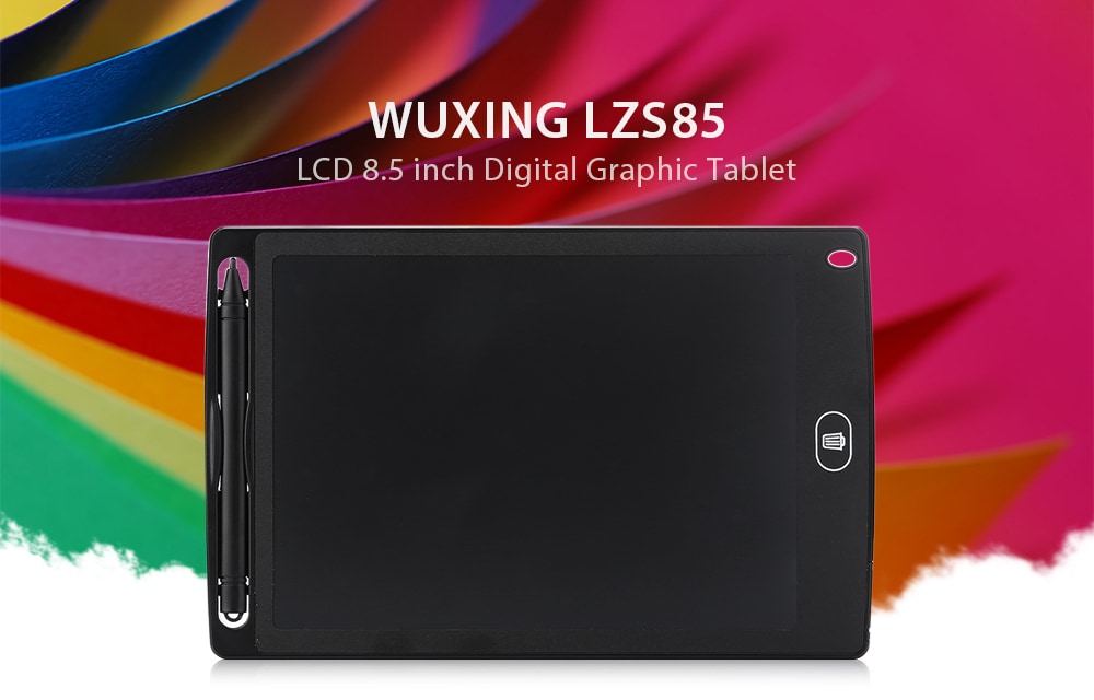 WUXING LZS85 LCD 8.5 inch Smart Graphics Tablet with Erasing Button- Blue 8.5 inch