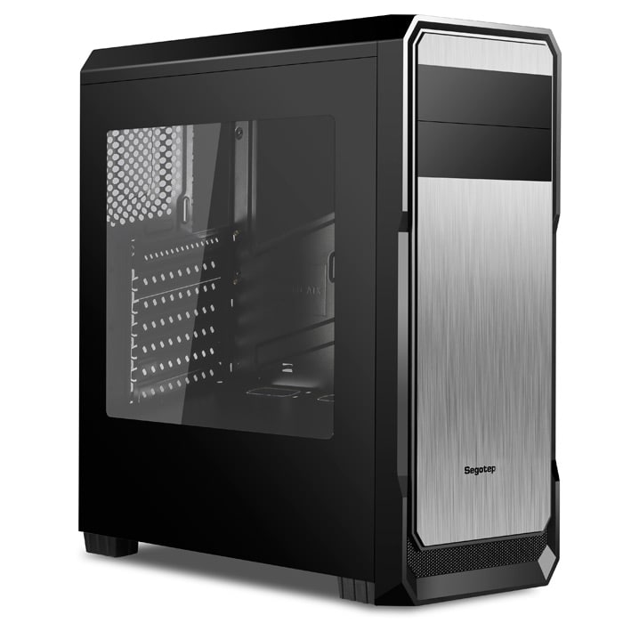 Segotep PC Case Desktop Box- Black