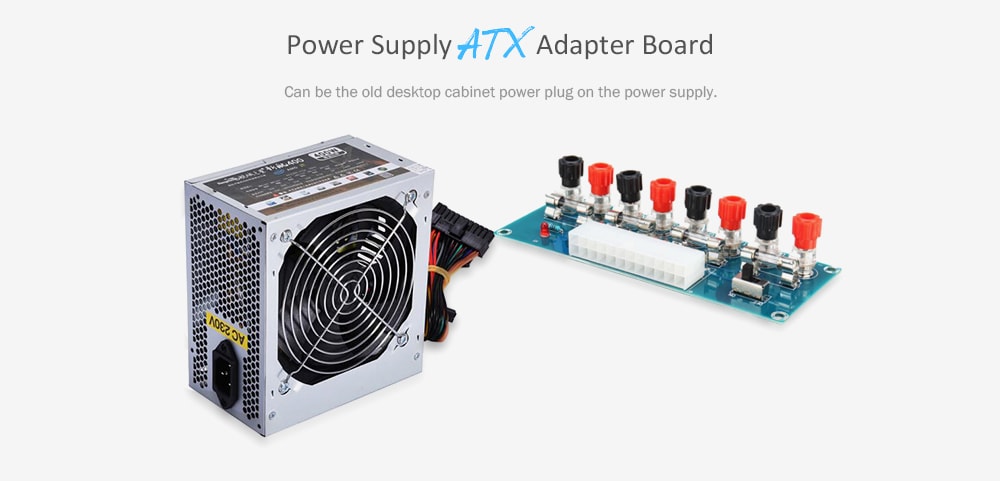 XH - M229 Desktop Chassis Power Supply ATX Adapter Board- Blue Ivy