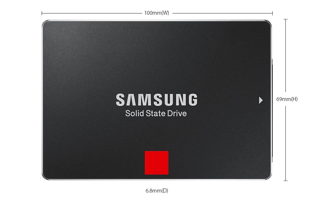 Original Samsung 850 PRO 256GB Solid State Drive 2.5 inch SATA III 3D V-NAND SSD for Laptop / Desktop- Black 256GB