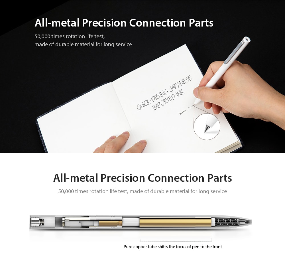 Xiaomi Mijia 0.5mm Sign Pen Writing Stationery- White