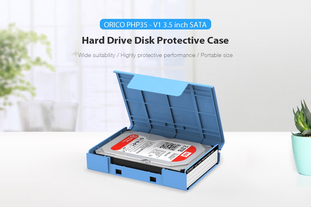 ORICO PHP35 - V1 3.5 inch SATA HDD Protector Hard Disk Drive Protection Case- Dark Gray