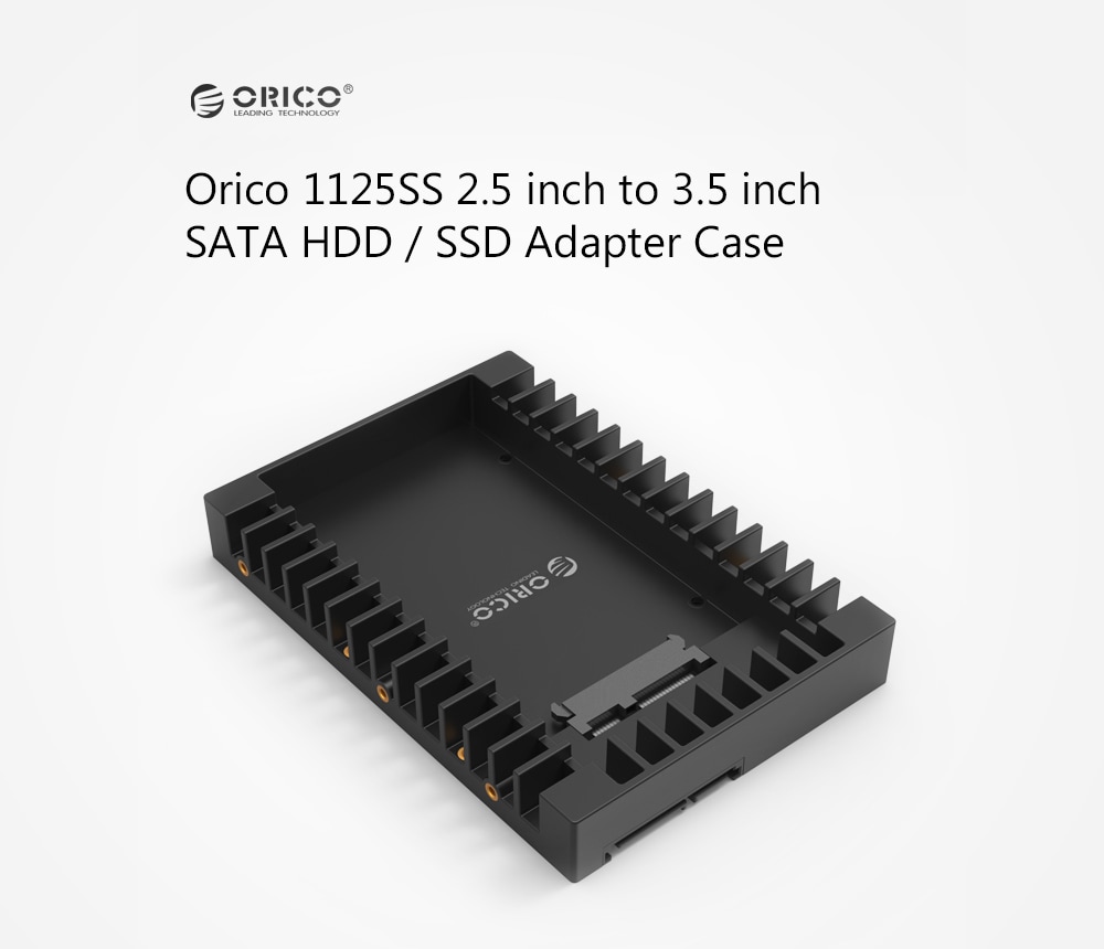 Orico 1125SS 2.5 inch to 3.5 inch HDD / SSD Adapter- Black