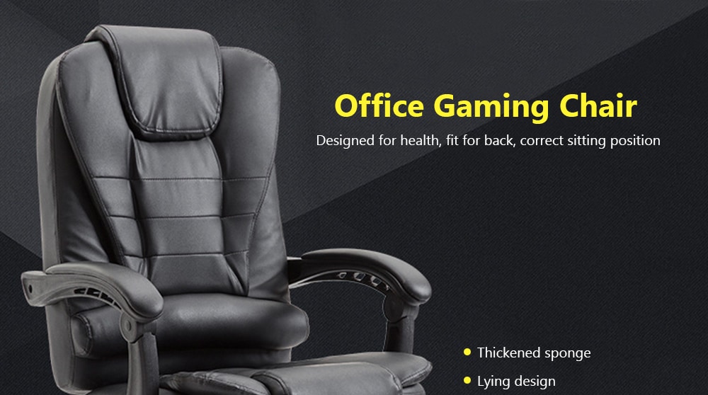 PU Office Gaming Chair- White