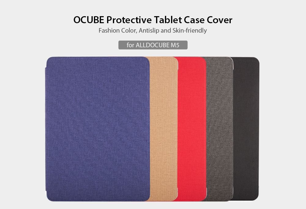 OCUBE Shockproof 10.1 inch Stand Protective Tablet Case for ALLDOCUBE M5- Red