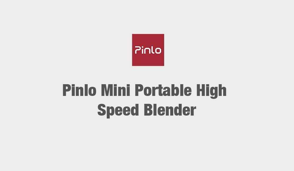 Pinlo High Speed Blender Mini Portable Juicer Fruit Vegetable Mixer Meat Grinder Food Processor- White