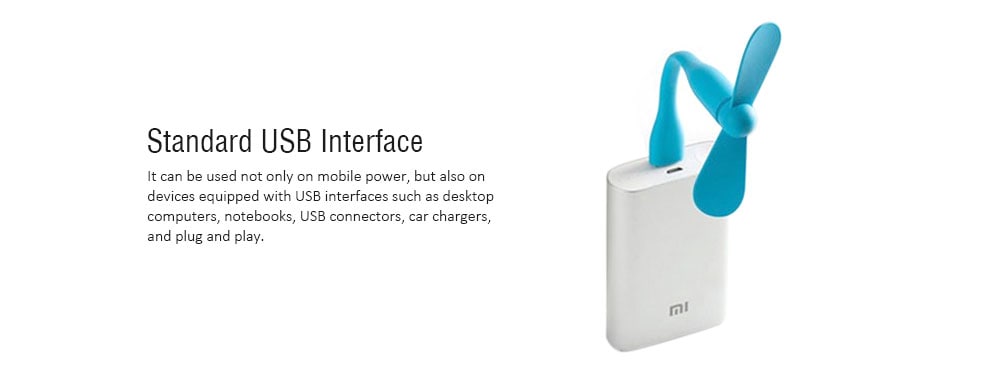 Portable Flexible USB Mini Cooling Fan Cooler for Laptop Desktop Computer- Dodger Blue