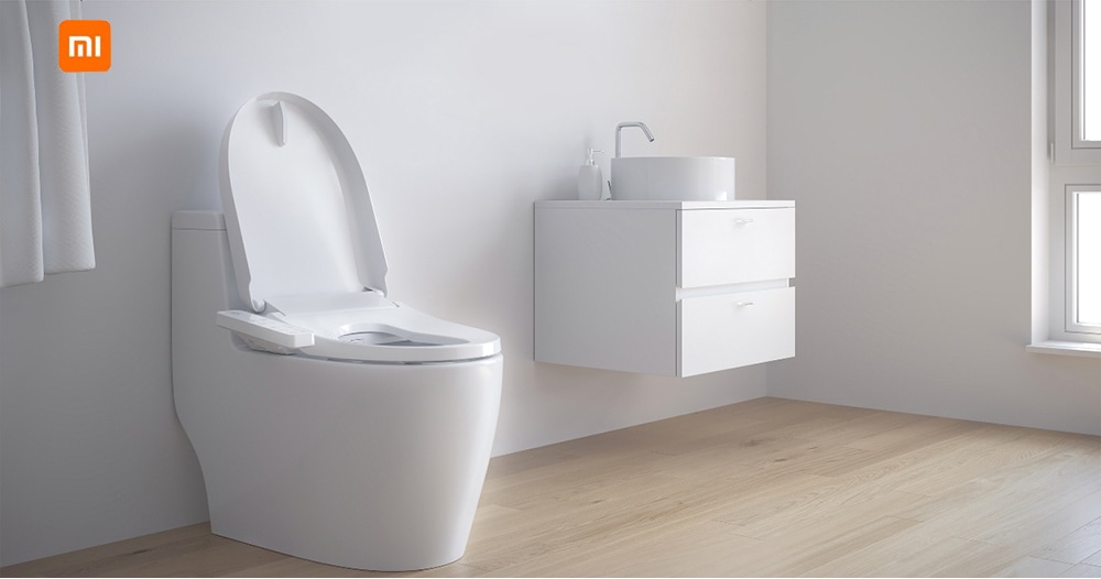 Smartmi Smart Toilet Seat Water Heated Filter Electronic Bidet Spray ( Xiaomi Ecosystem Product )- White Three Pin Chinese Plug