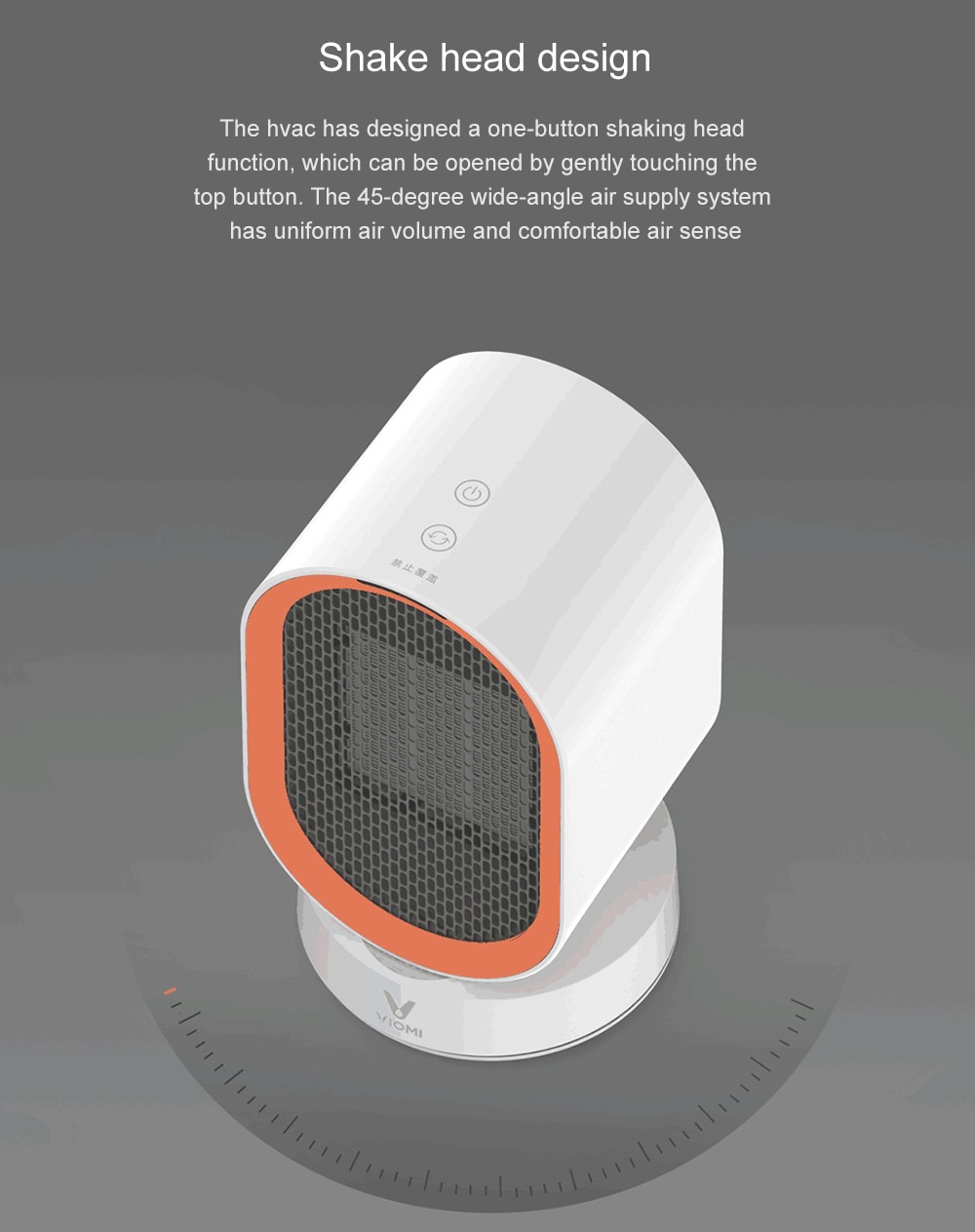 VIOMI VXNF01 Countertop Intelligent Thermostatic Control Heater from Xiaomi Youpin- White