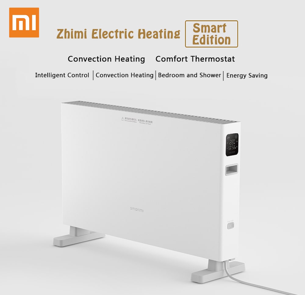 Smartmi Smart Waterproof Electric Heater ( Xiaomi Ecosystem Product ) - White