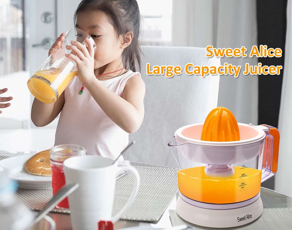 Sweet Alice SW - 3003B Large Capacity Juicer Juice Squeezer- Saffron