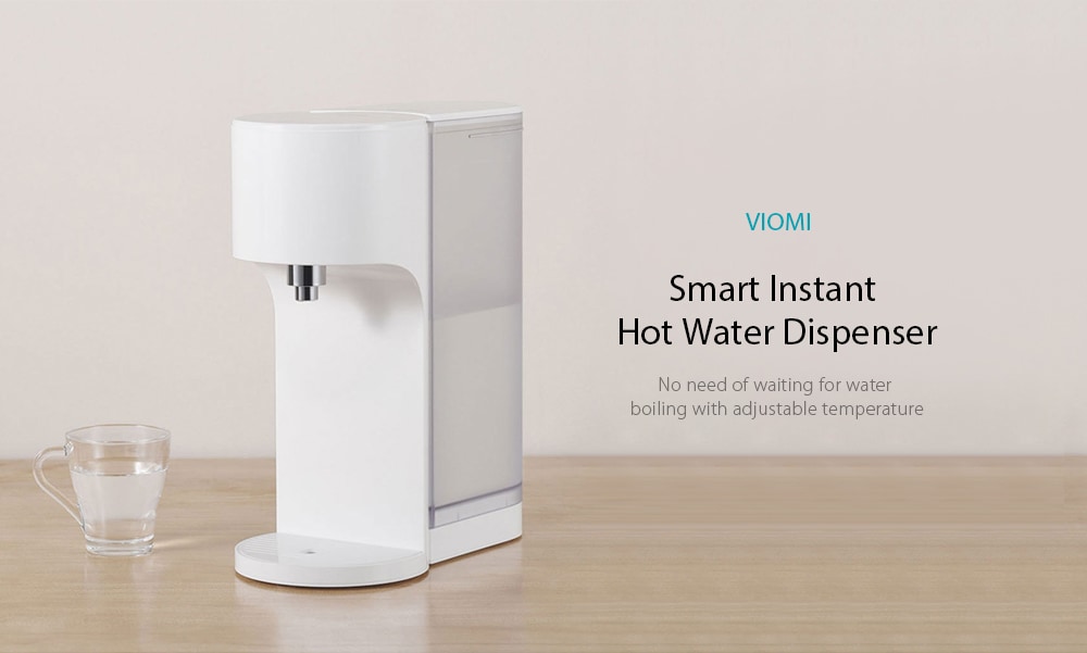 VIOMI 4L Smart Instant Hot Water Dispenser Portable Drinking Fountain APP Control Customized Temperature- White Three Pin Chinese Plug