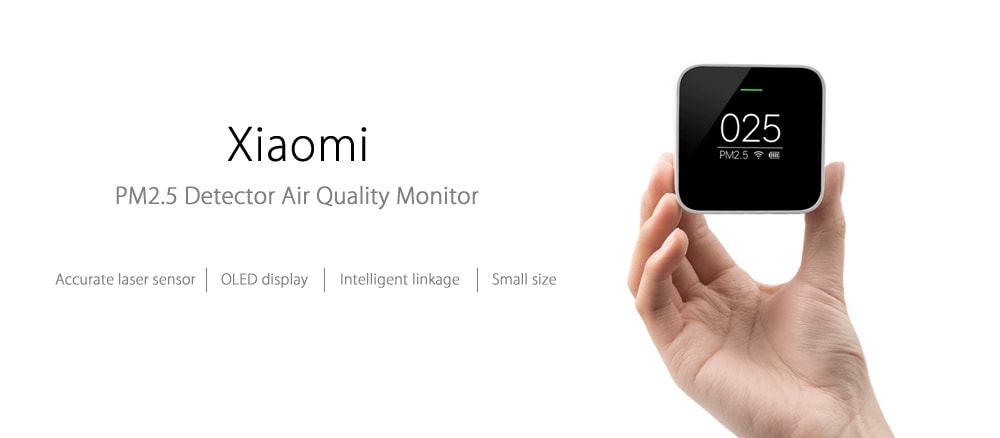 Xiaomi Smart Air Quality Monitor PM2.5 Detector for Home- Black