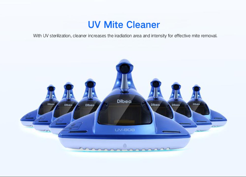 UV - 808 Dust Mite Cleaner Sterilizer- Cobalt Blue