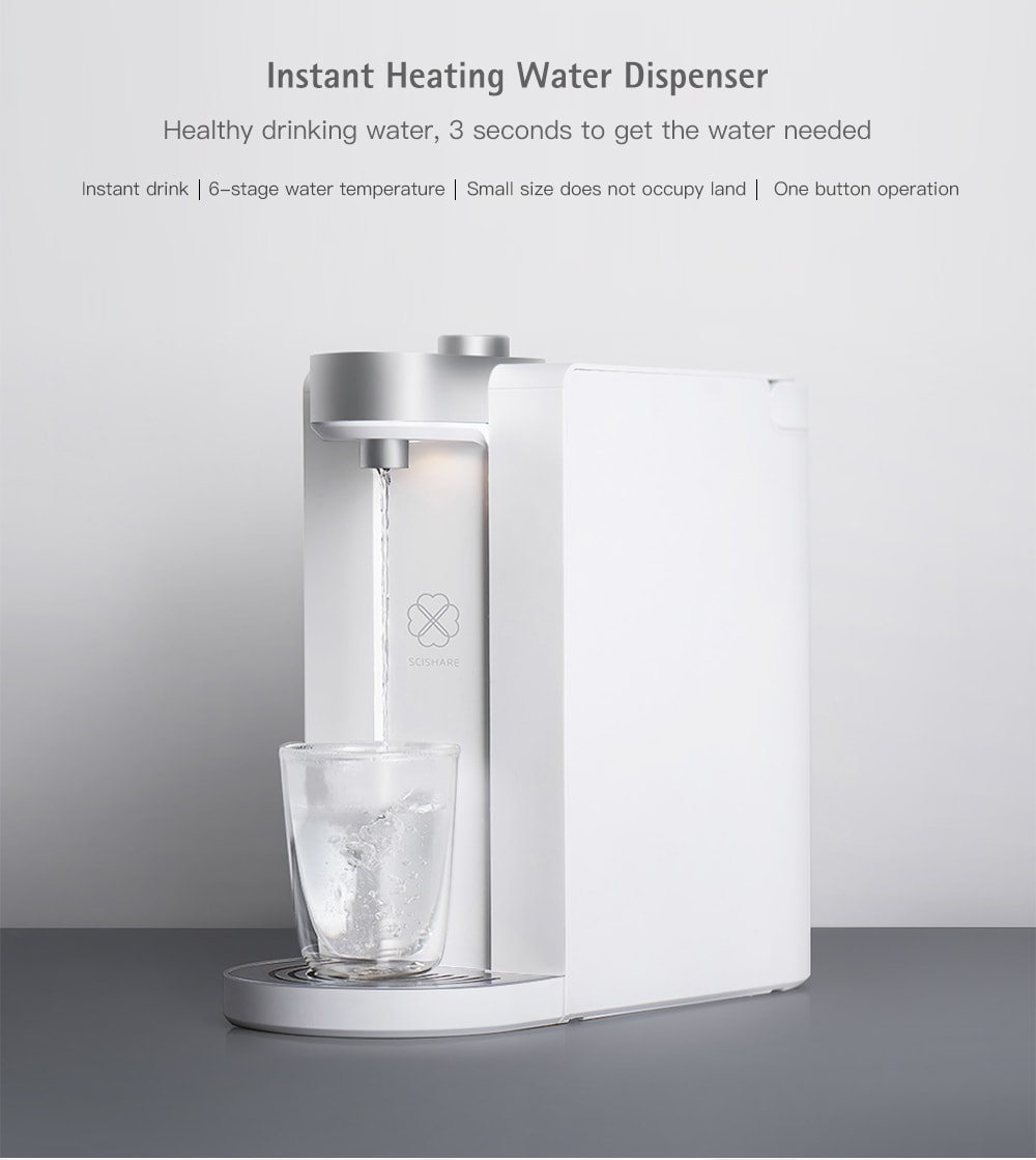 S2101 Minimalist Design Instant Heating Electric Water Dispenser from Xiaomi Youpin- White