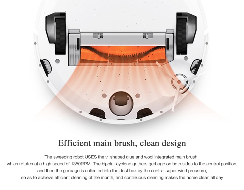 Sweeping Robot Accessories with Side Brush Filter for Xiaomi Stone Robot- Multi-B