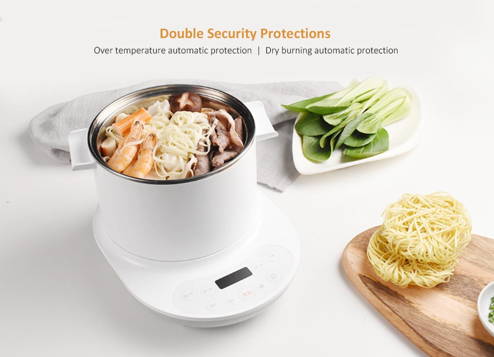 QCOOKER CR - DR01 Multifunction Adjustable Firepower Electric Food Warmer from Xiaomi Youpin- White