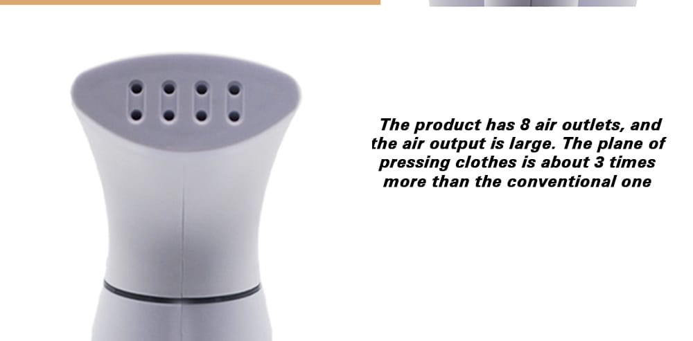 Portable Hanging Handheld Mini Vertical Garment Steamer- White