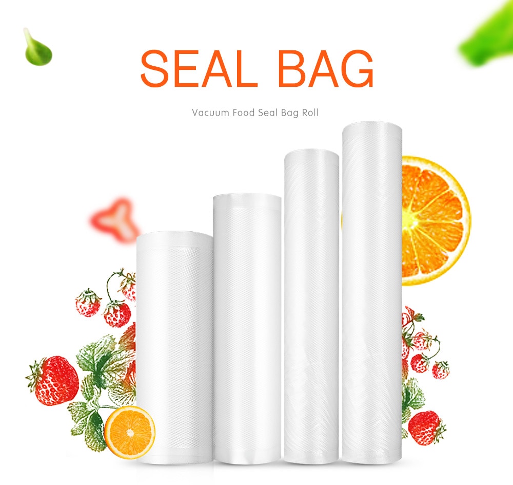 Tripod Food Fresh-keeping Bag Vacuum Seal Roll- Transparent 15 x 500cm