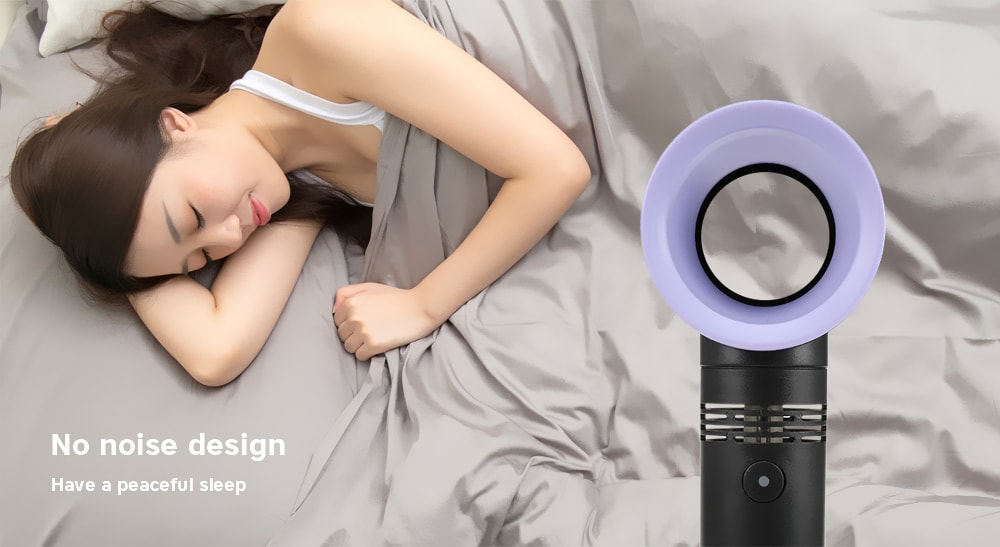 Summer Mini Air Conditioning Personal Hand-held Cooler Fan- Light Aquamarine