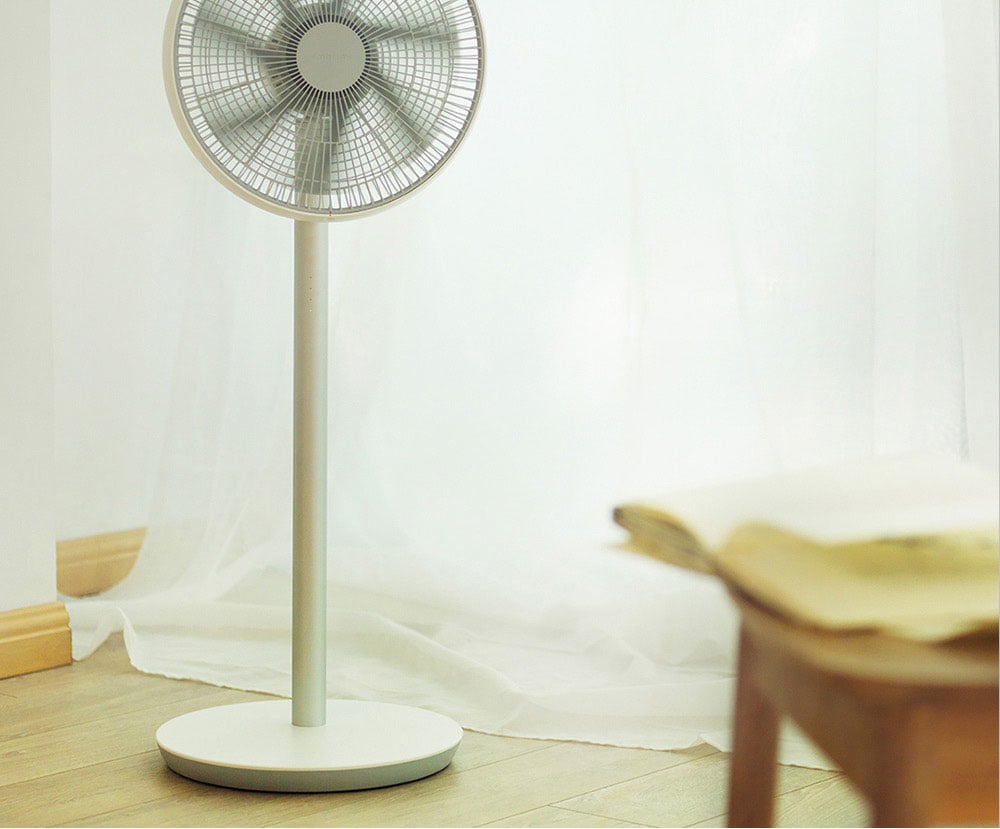Smartmi ZLBPLDS03ZM DC Frequency Conversion Natural Wind Floor Fan With Battery ( Xiaomi Ecosystem Product )- White with Battery