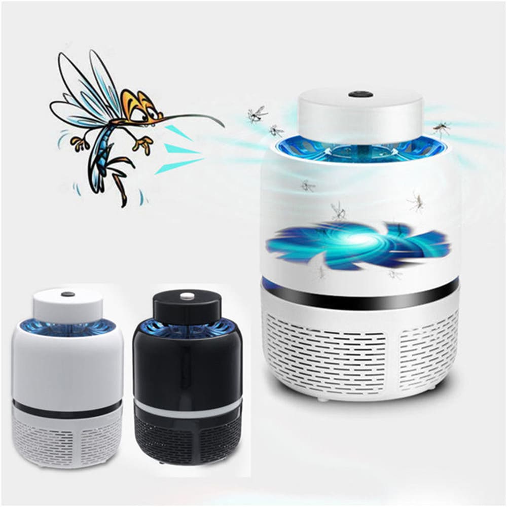 WB-08 USB LED Powered Bug Zapper Mosquito Killer Lamp- Black