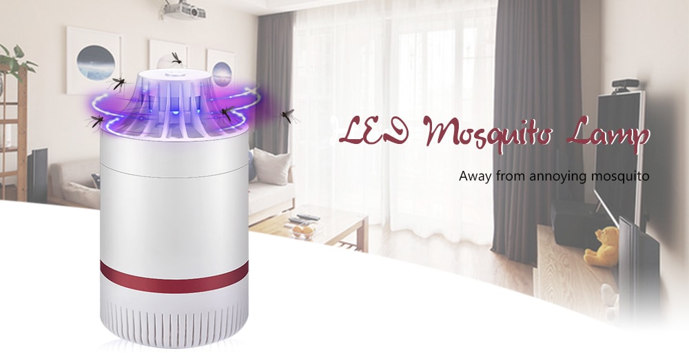 Home USB Anti-mosquito Lamp for Living Room / Bedroom- White