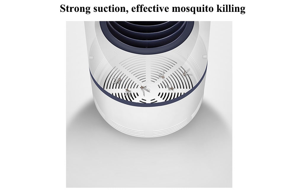 USB Durable Mosquito Killing Lamp for Home Use- White
