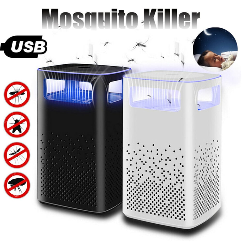 USB Photocatalytic Mosquito Killer Lamp Insect Trap Lighting Repellent- White