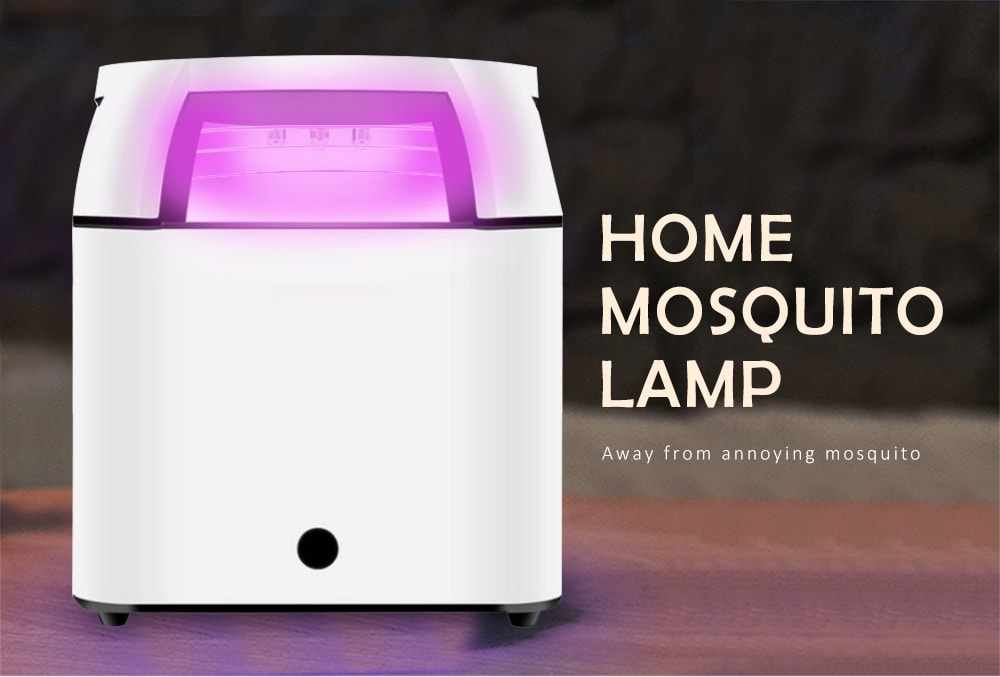 USB Ultra-quiet LED Photocatalyst Anti-mosquito Lamp    - White