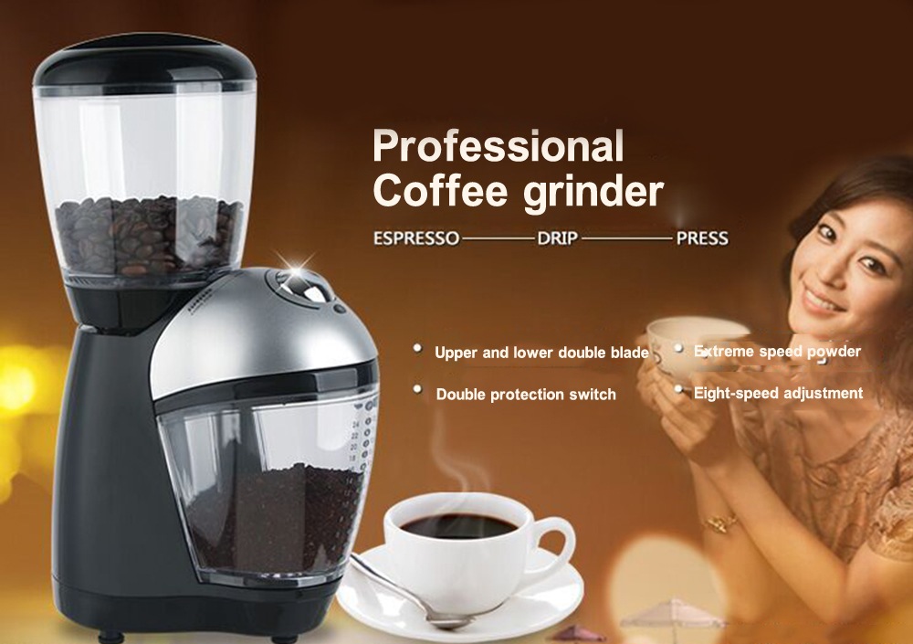 PM-93 Household Coffee Grinder Small Electric Grinder- Black