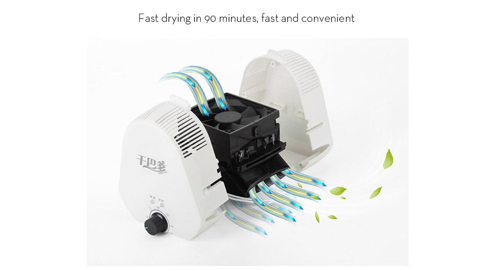 Practical Portable Convenient Mini Dryer- White EU Plug