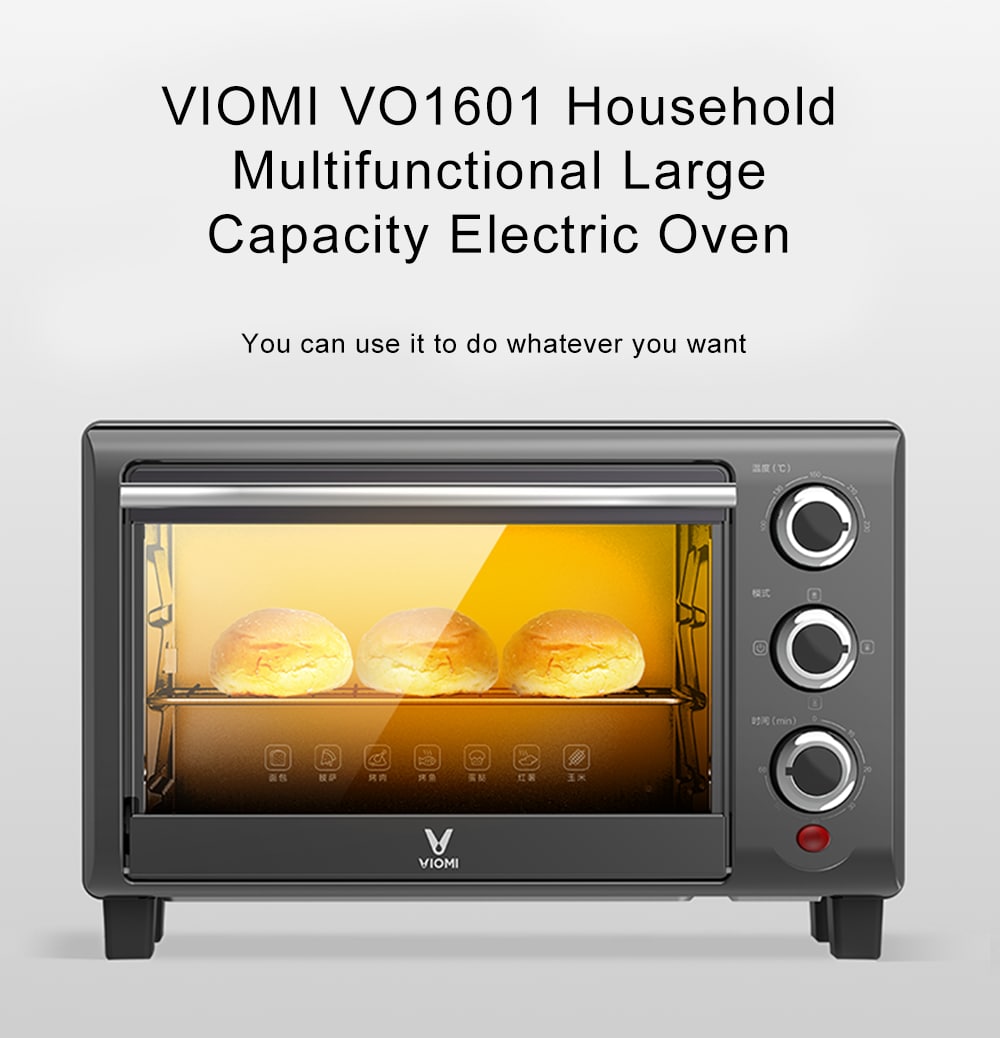 VIOMI VO1601 Household Baking Multifunctional Automatic Small Cake Large Capacity Electric Oven from Xiaomi youpin- Night