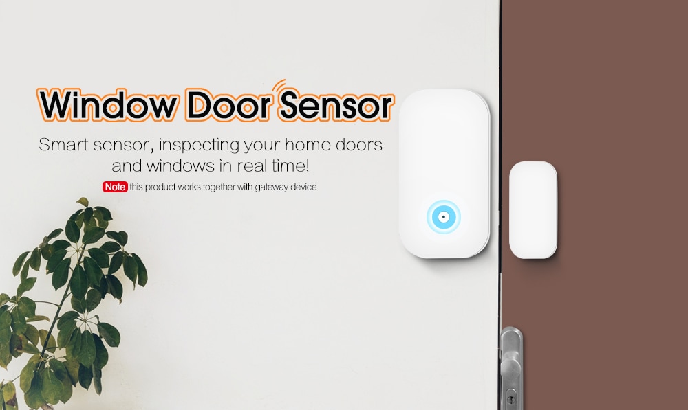 Aqara Smart Window Door Sensor Intelligent Home Security Equipment with ZigBee Wireless Connection- Milk white