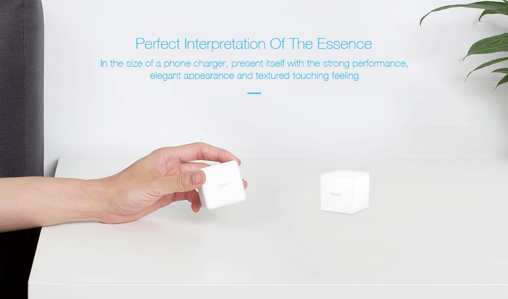 AQara Cube Smart Home Controller 6 Actions Device ( Xiaomi Ecosysterm Product )- White